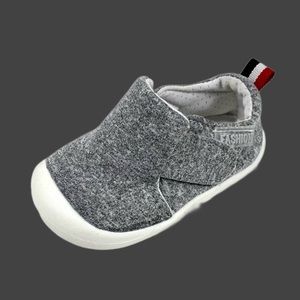 Oaisnit Infant Gray Textile Sneaker Walkers Size 18-24 month (US 6)